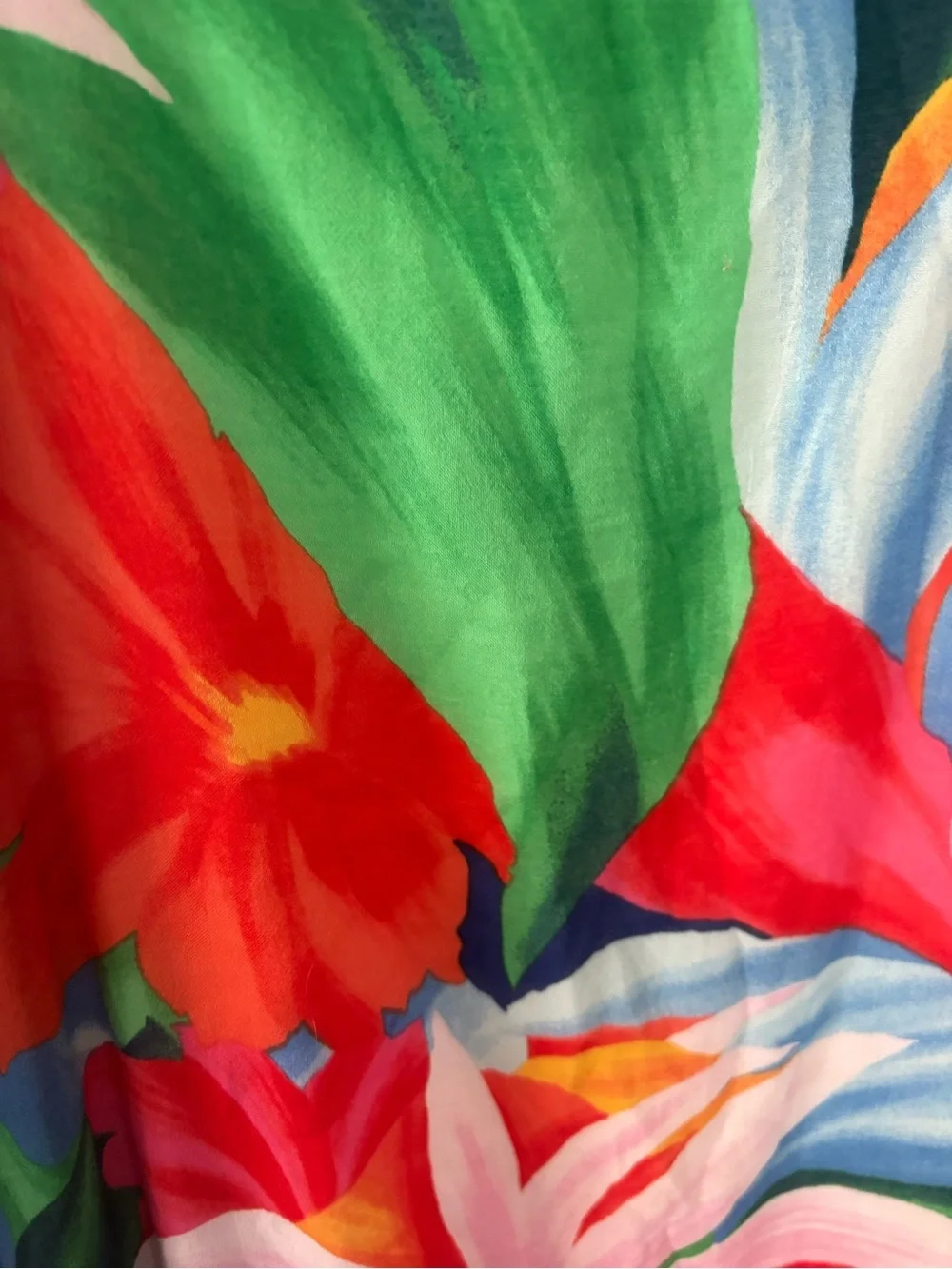 Z supply Bright multicolor floral spring summer dress lightweight soft sz medium - Picture 5 of 8